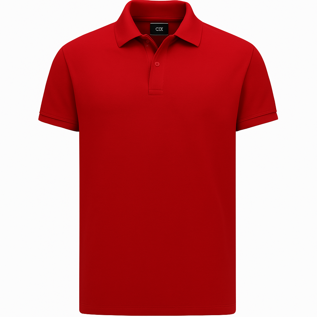Camisas de dotacion empresarial tipo polo color rojo